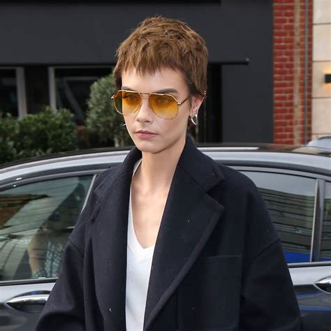 Cara Delevingne Debuts a Dark New Hair Color on the Burberry 